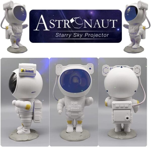 Astronaut Star Galaxy Projector with Timer and Remote