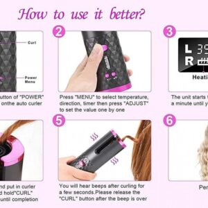 Wirless USB Auto Hair Curler