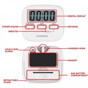 Digital kitchen timer