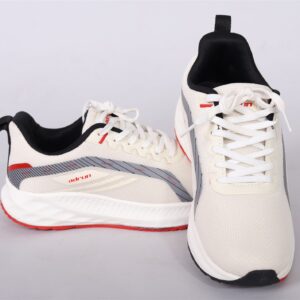 Ad  White Top Lace-Up Running Shoes