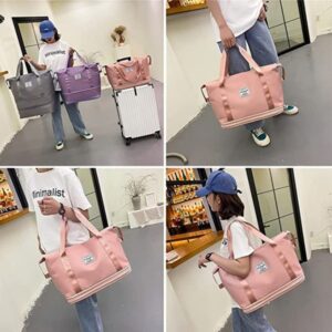 WATERPROOF FOLDING CARRY LUGGAGE BAG WITH POCKET