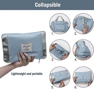 WATERPROOF FOLDING CARRY LUGGAGE BAG WITH POCKET