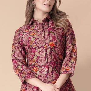 Floral Print Tunic & Pants Co-Ord Set