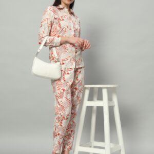 Designer Floral Printed Two Piece Co-ord