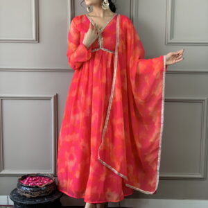 Beautiful Suit In Alia Design With Pant And Dupatta