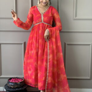 Beautiful Suit In Alia Design With Pant And Dupatta