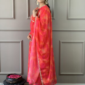 Beautiful Suit In Alia Design With Pant And Dupatta