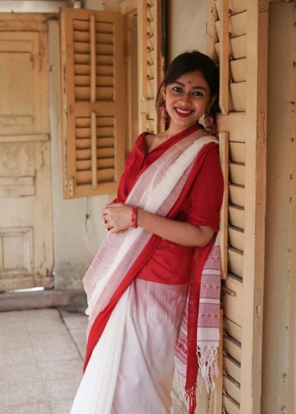 Casual Beautiful Lilan Soft Cotton Saree With Jacquard Work